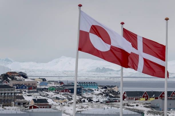 We don’t want to be Americans,’ says Greenland’s political leaders, rebuffing Trump! ilulissat greenland a greenland flag flies near the flag of denmark on march 11 in ilulissat